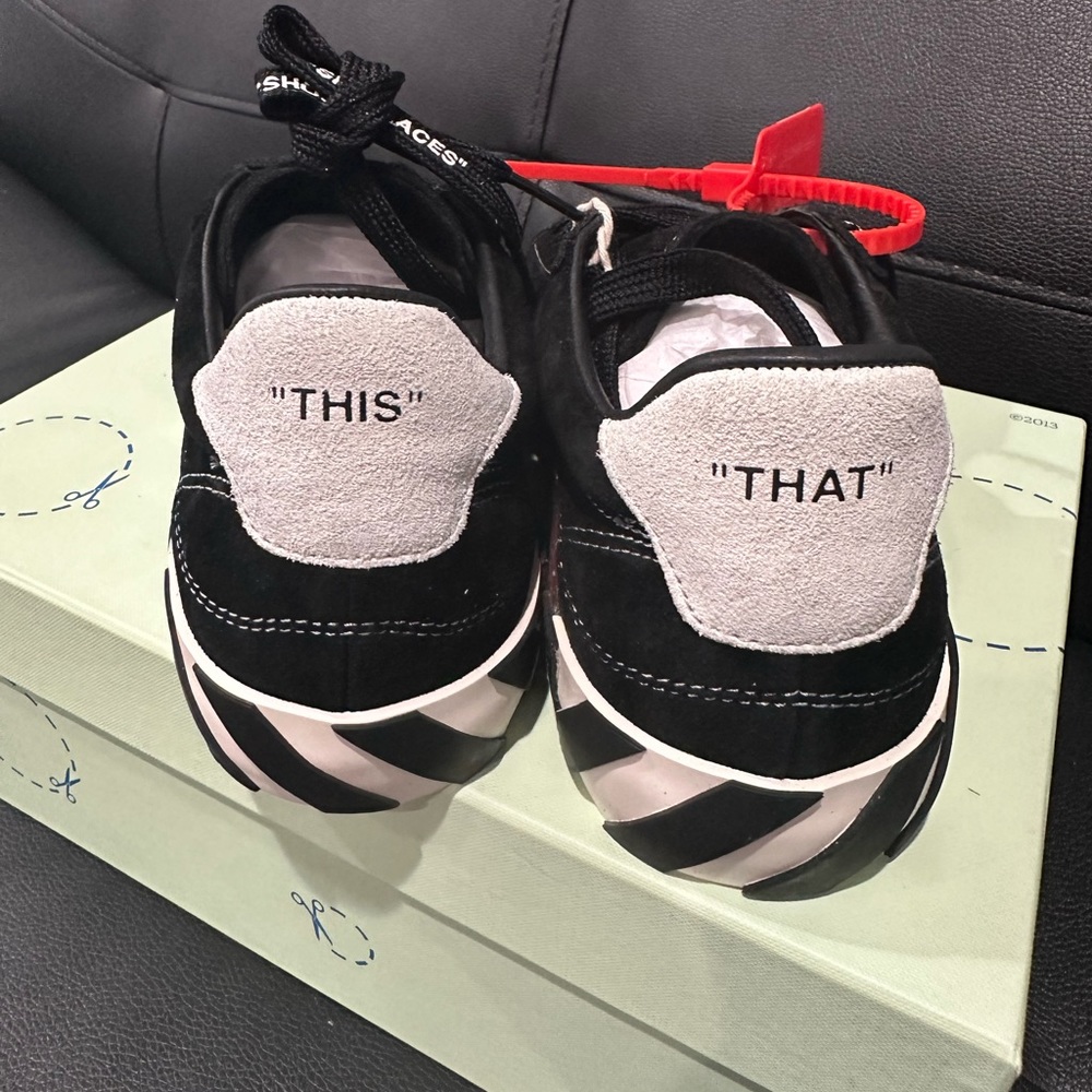 [SOLD on StockX] Off-white suede womens shoes - Picture 2 of 9